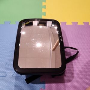 Black Rectangular Mirror with Strap For Rear Facing Baby Seat